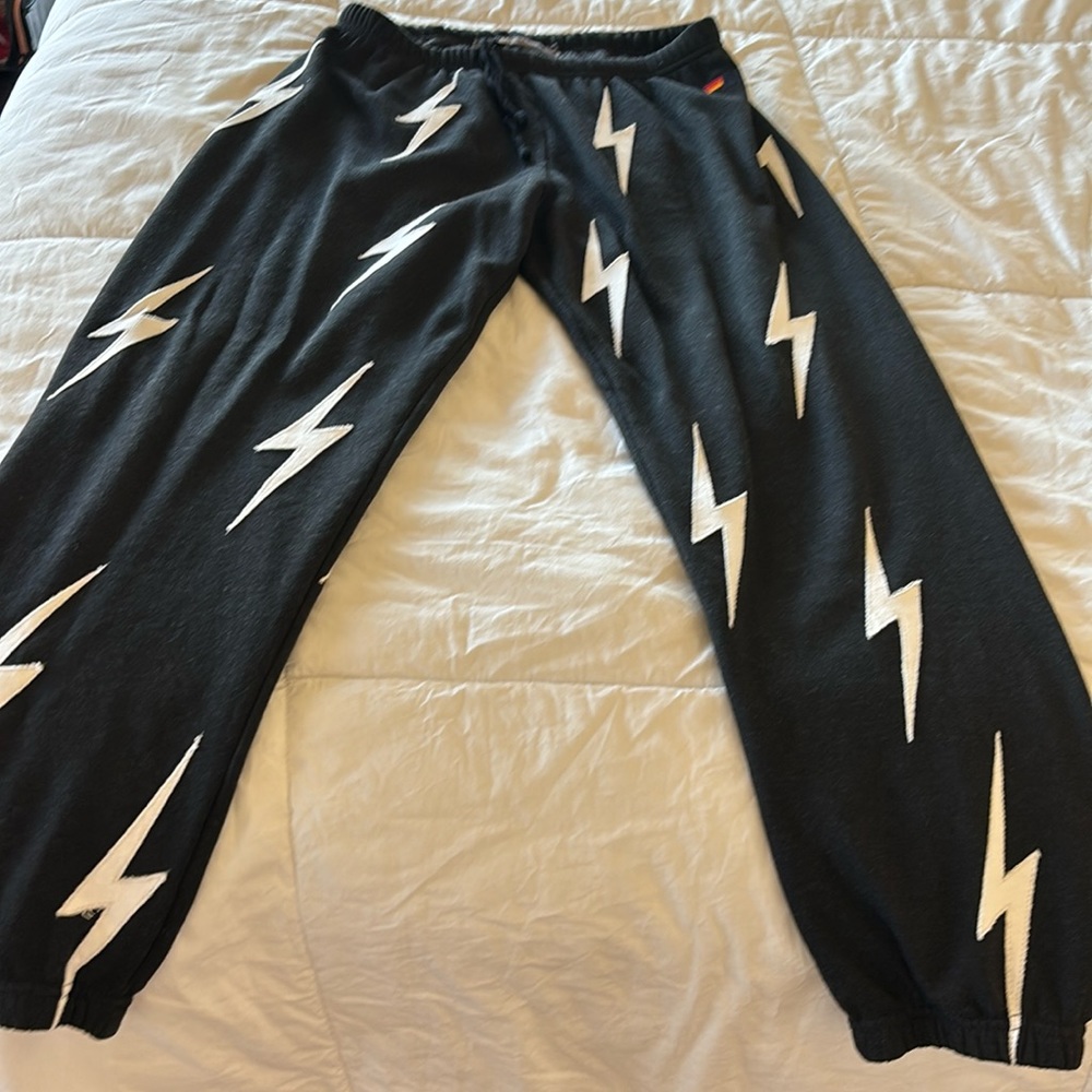 AV bolt stitch sweats, super comfy